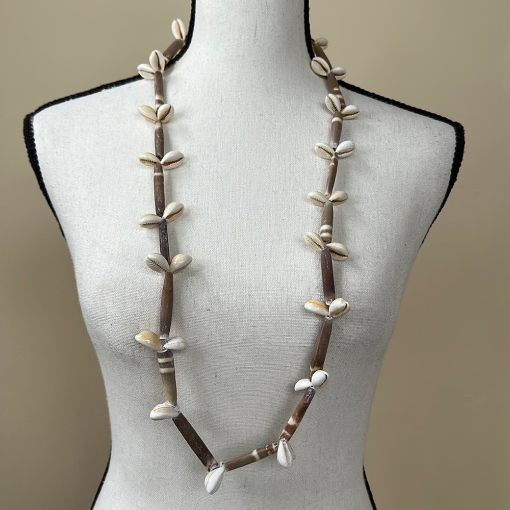 Unique Boho Long Sea Shell Necklace